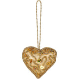 Set of 3 Christmas Tree Hanging Decorations | Gold Baubles Star Tree Heart Baubles - Tophatter Daily Deals