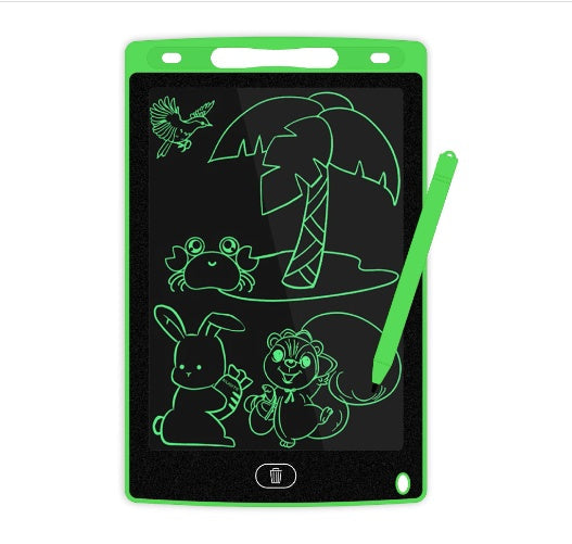 85-inch LCD Handwriting Board LCD Small Light Energy Blackboard 8.5inch monochrome green 0 - Tophatter Daily Deals