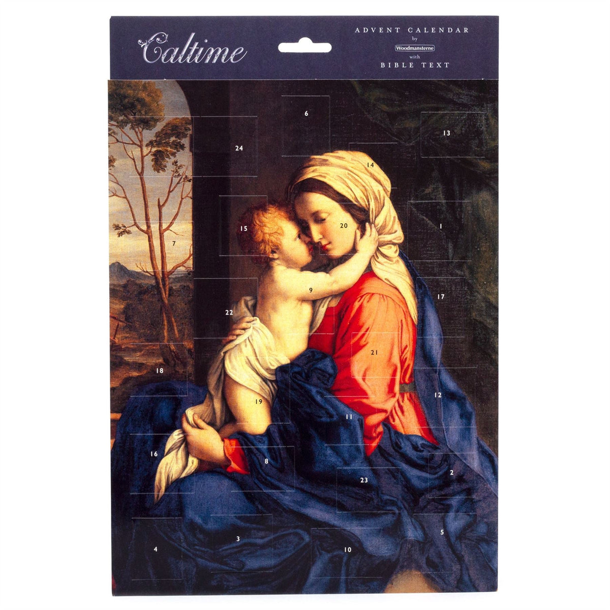 Madonna & Child Christmas Advent Calendar Religious Advent Calendar 32.5x24.5cm Advent Calendar - Tophatter Daily Deals