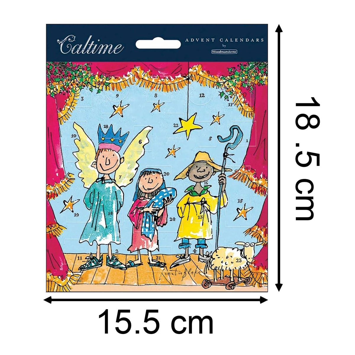 Quentin Blake The Story of Jesus Christmas Advent Calendar Greetings Card Advent Calendar - Tophatter Daily Deals