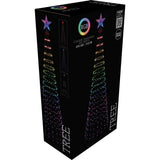 Multicolour LED Christmas Tree | Colour Changing Tree 370 RGB Lights UK Plug LED Light - Tophatter Daily Deals