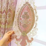 Atmospheric Living Room Floor Curtain Bedroom Full Blackout 0 - Tophatter Daily Deals