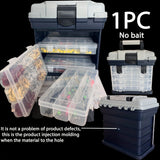 4-Tier Portable Fishing Tackle Storage Box Outdoor > Fishing - Tophatter Daily Deals