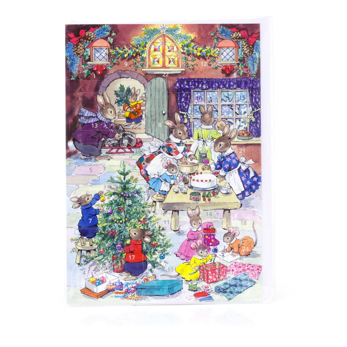 Christmas Eve Advent Calendar Greetings Card | Christmas Advent Calendar - A5 Advent Calendar - Tophatter Daily Deals