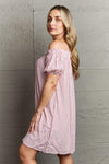 Ninexis Show Compassion Off The Shoulder Mini Dress Casual Dresses - Tophatter Daily Deals