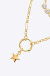 Zircon Star Pendant Necklace Necklaces - Tophatter Daily Deals