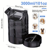 Pet Water Dispenser Leakproof Dual Flow Control Pet Supplies - Tophatter Daily Deals
