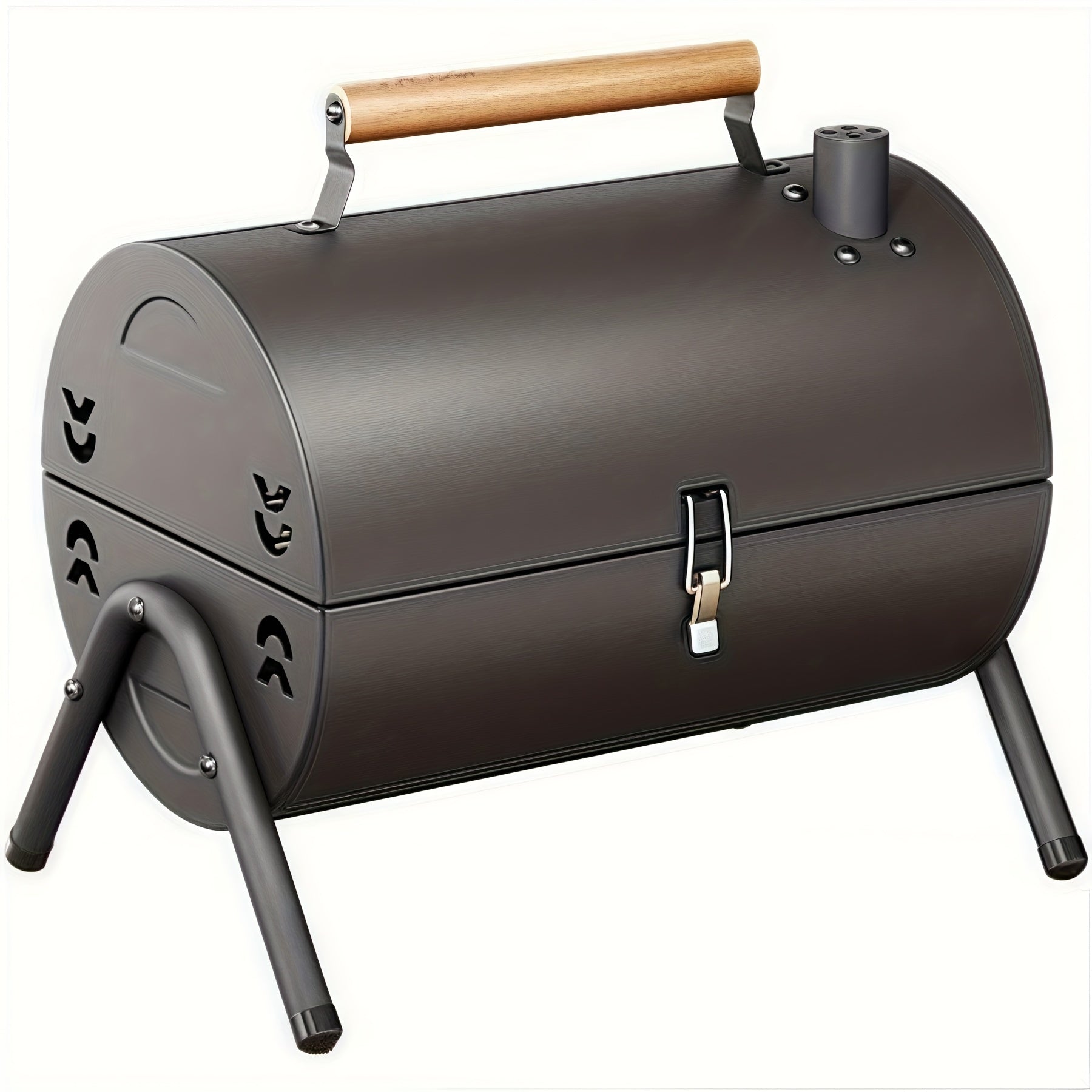 Double-Sided Charcoal Grill with Lid Kitchen Appliances - Tophatter Daily Deals