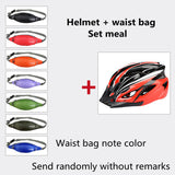 Bicycle Helmet Male Mountain Bike Road Wheel Sliding Balance Bike Breathable Riding Equipment Red and black package One Size 0 - Tophatter Daily Deals