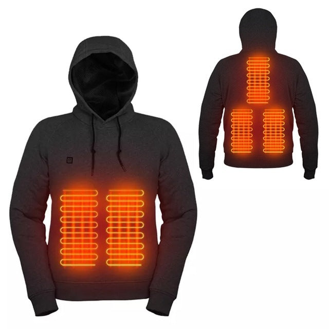 2024 New Outdoor Electric USB Heating Jacket 0 - Tophatter Daily Deals