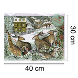 We Three Hares Pop-up 3D Advent Calendar | Rabbit Christmas Calendar - 40x30cm Advent Calendar - Tophatter Daily Deals
