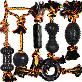 Dog Chew Toys for Small Breeds Rubber (6pcs) Pet Care > Dog Supplies > Cat & Dog Flaps - Tophatter Daily Deals
