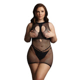 Le Désir Duo Net Open Cup Black Mini Dress XL Lingerie > Lingerie - Tophatter Daily Deals