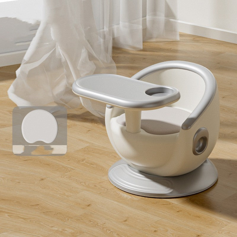Baby Dining Chair Stool Children's Chair Back Seat Baby Dining Table Chair Silver 6 Style 0 - Tophatter Daily Deals