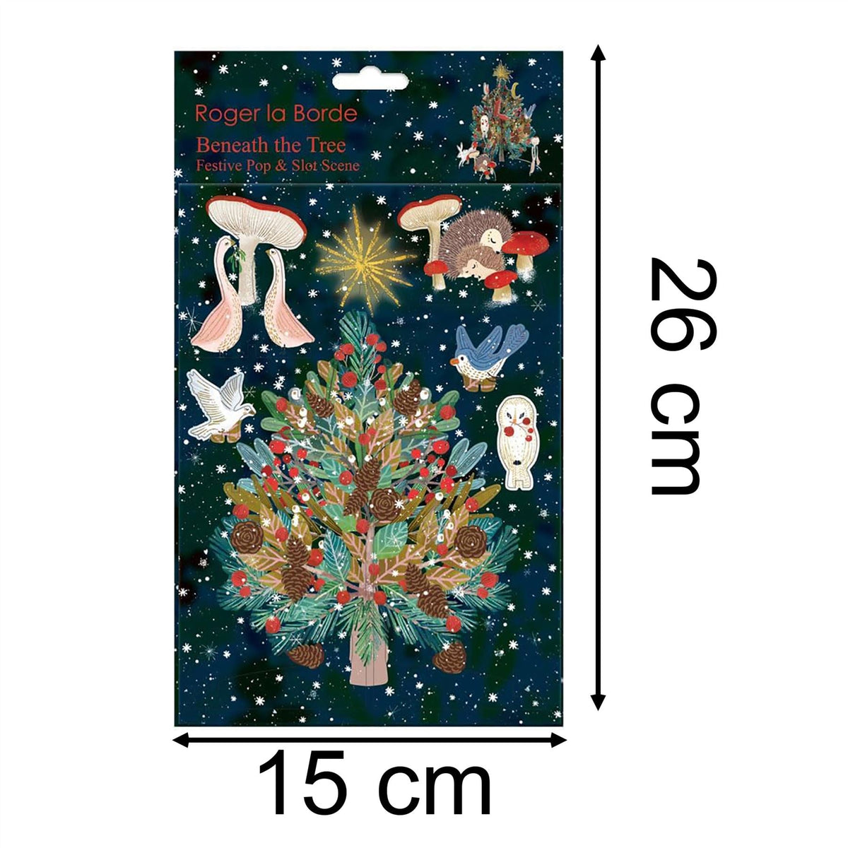 Beneath The Tree Pop & Slot 3D Decoration | Build Your Own Woodland Diorama Ornament - Tophatter Daily Deals