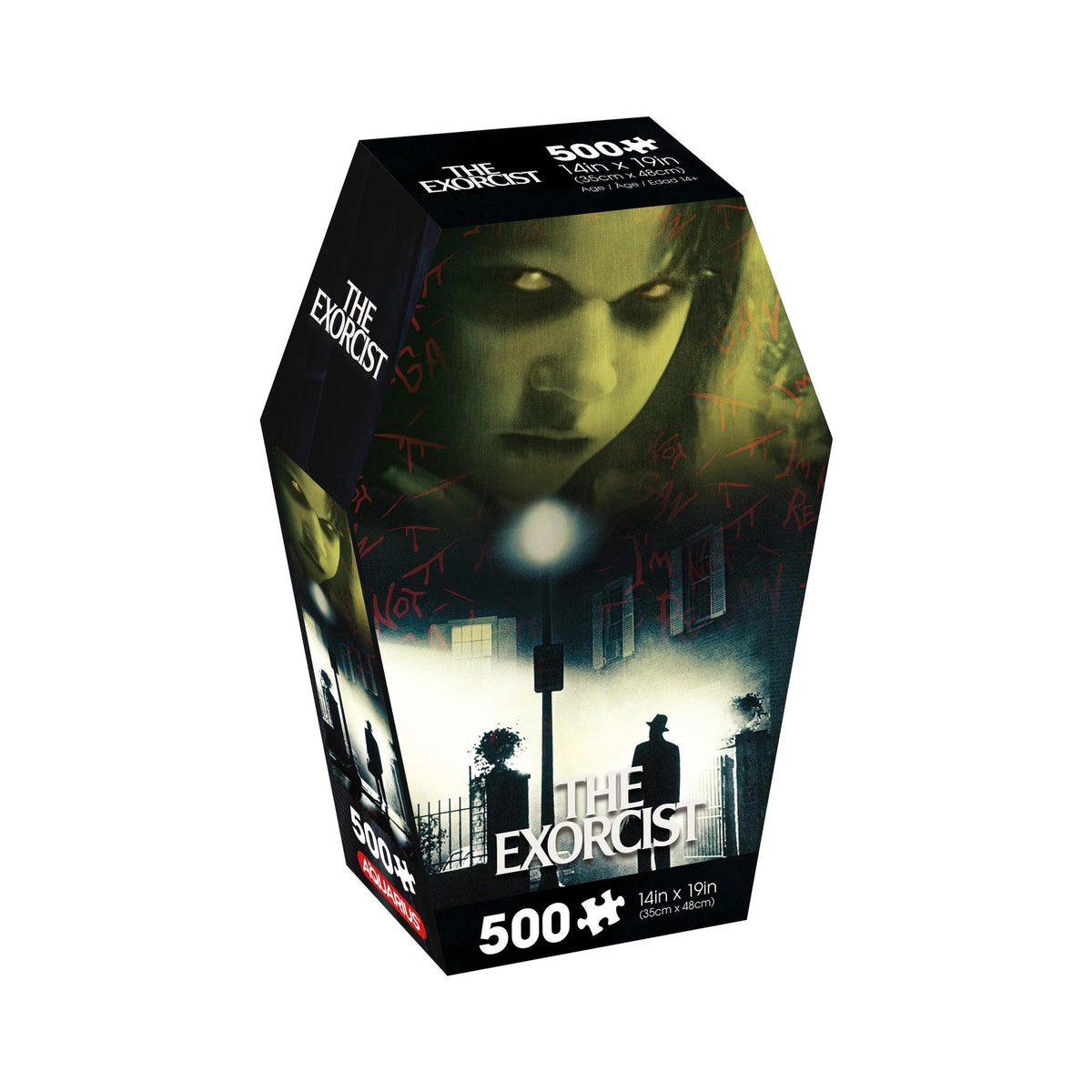 The Exorcist - Coffin Box 500 Piece Jigsaw Puzzle Jigsaw Puzzle - Tophatter Daily Deals