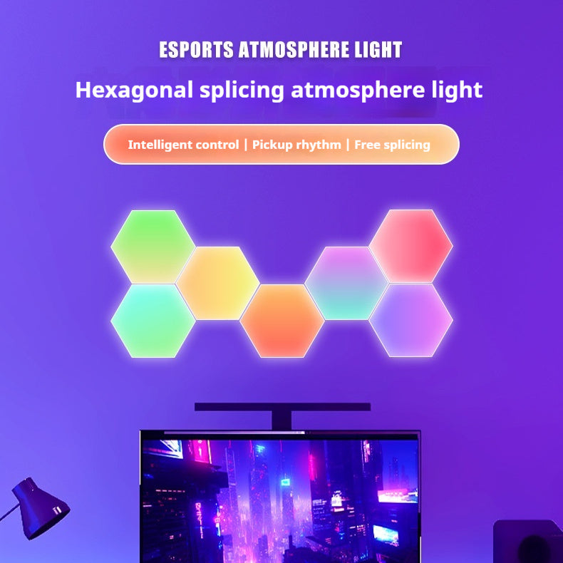 Background Wall Quantum Esports Atmosphere Light Strange Light Board 0 - Tophatter Daily Deals