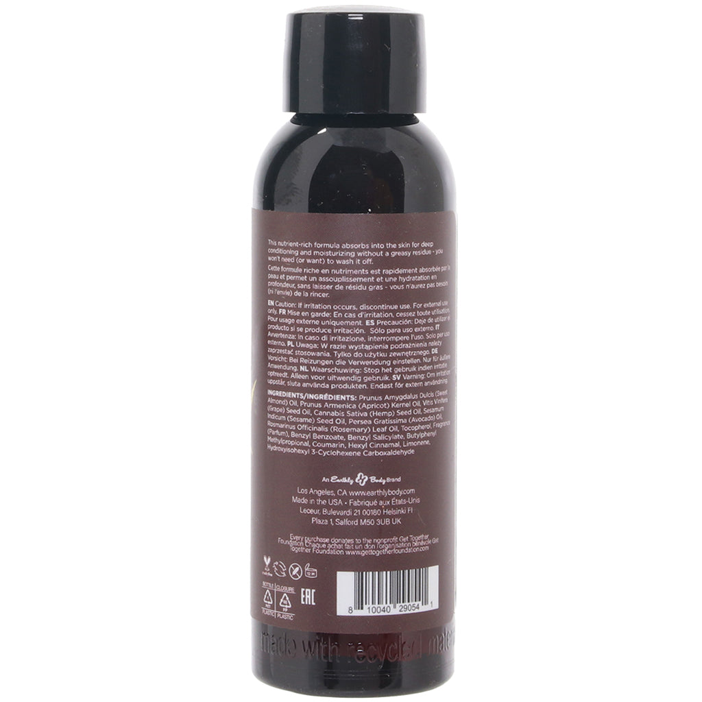 Hemp Seed Massage Oil 2oz/60ml in Beach Daze - Tophatter's Adult Products Sensual Love > Massage - Tophatter Daily Deals