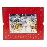 3D Winter Landscape Advent Calendar | Victorian Pull-Out Snow Scene 3D Countdown Advent Calendar - Tophatter Daily Deals