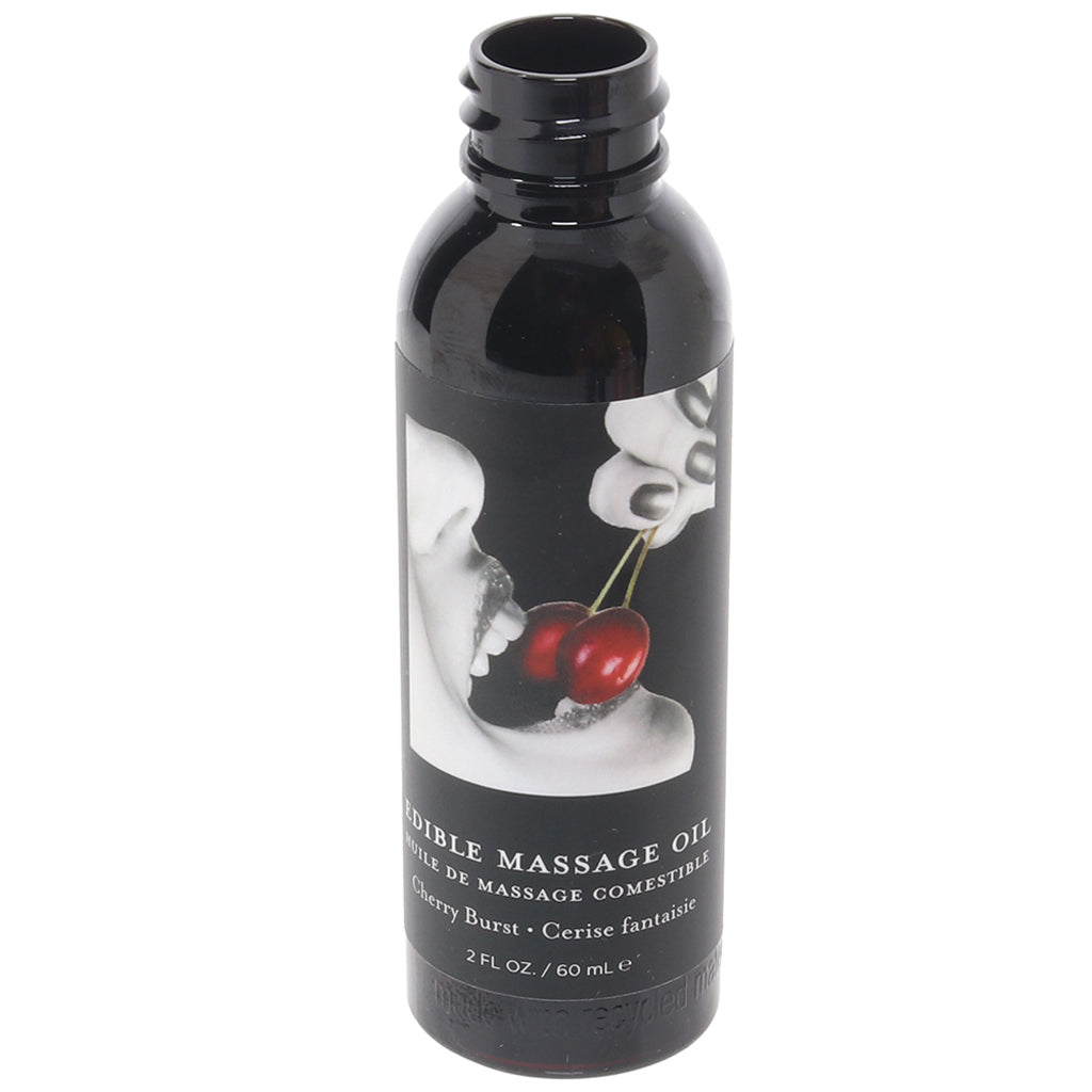 Edible Massage Oil 2oz/60ml in Cherry Burst Sensual Love > Massage - Tophatter Daily Deals