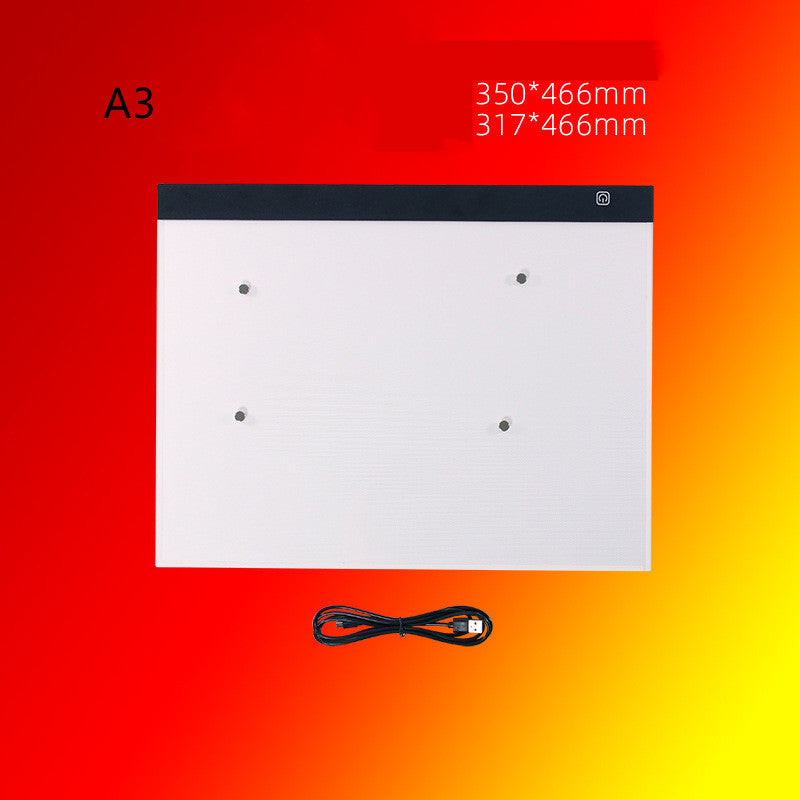A2 A3 A4Painting Translucent Copying Table Painting Board A3 plus data cable 0 - Tophatter Daily Deals