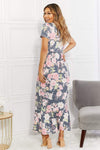 BOMBOM In Bloom Floral Tiered Maxi Dress Casual Dresses - Tophatter Daily Deals