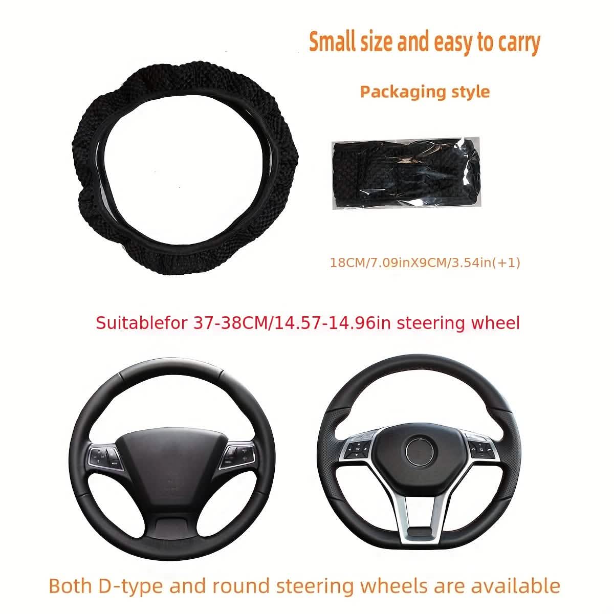 Breathable Comfortable Non-slip Mesh Steering Wheel Cover Automotive - Tophatter Daily Deals