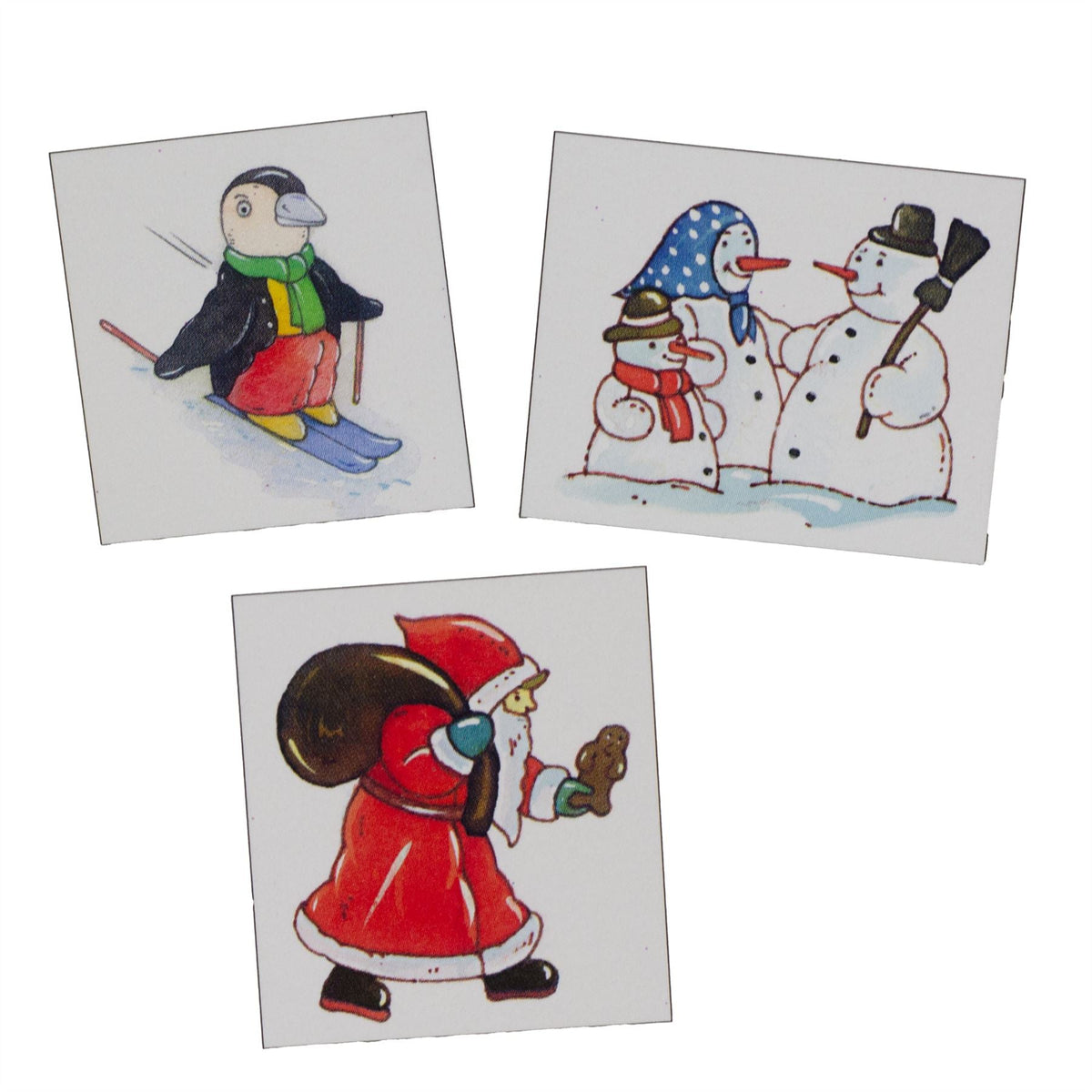 Snowman Advent Calendar | Large Kids Christmas Countdown with Glitter & Ribbon Advent Calendar - Tophatter Daily Deals