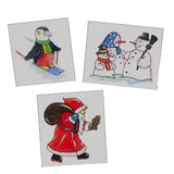 Snowman Advent Calendar | Large Kids Christmas Countdown with Glitter & Ribbon Advent Calendar - Tophatter Daily Deals