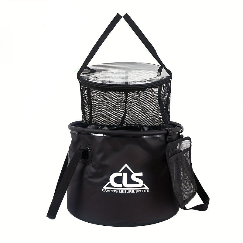 Telescopic Bucket Set with Drain Basket (4pcs) Camp Cooking - Tophatter Daily Deals