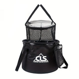 Telescopic Bucket Set with Drain Basket (4pcs) Camp Cooking - Tophatter Daily Deals