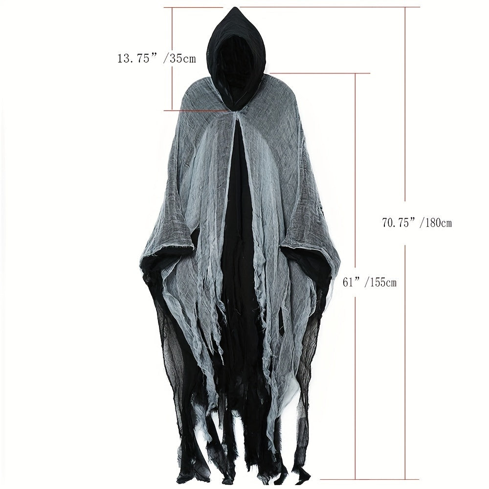 Skeleton Halloween Cloak with Hood Halloween - Tophatter Daily Deals