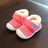 Baby Cotton Shoes, Toddler Shoes 0-2 Years Old 1 Soft Sole Red 0 - Tophatter Daily Deals
