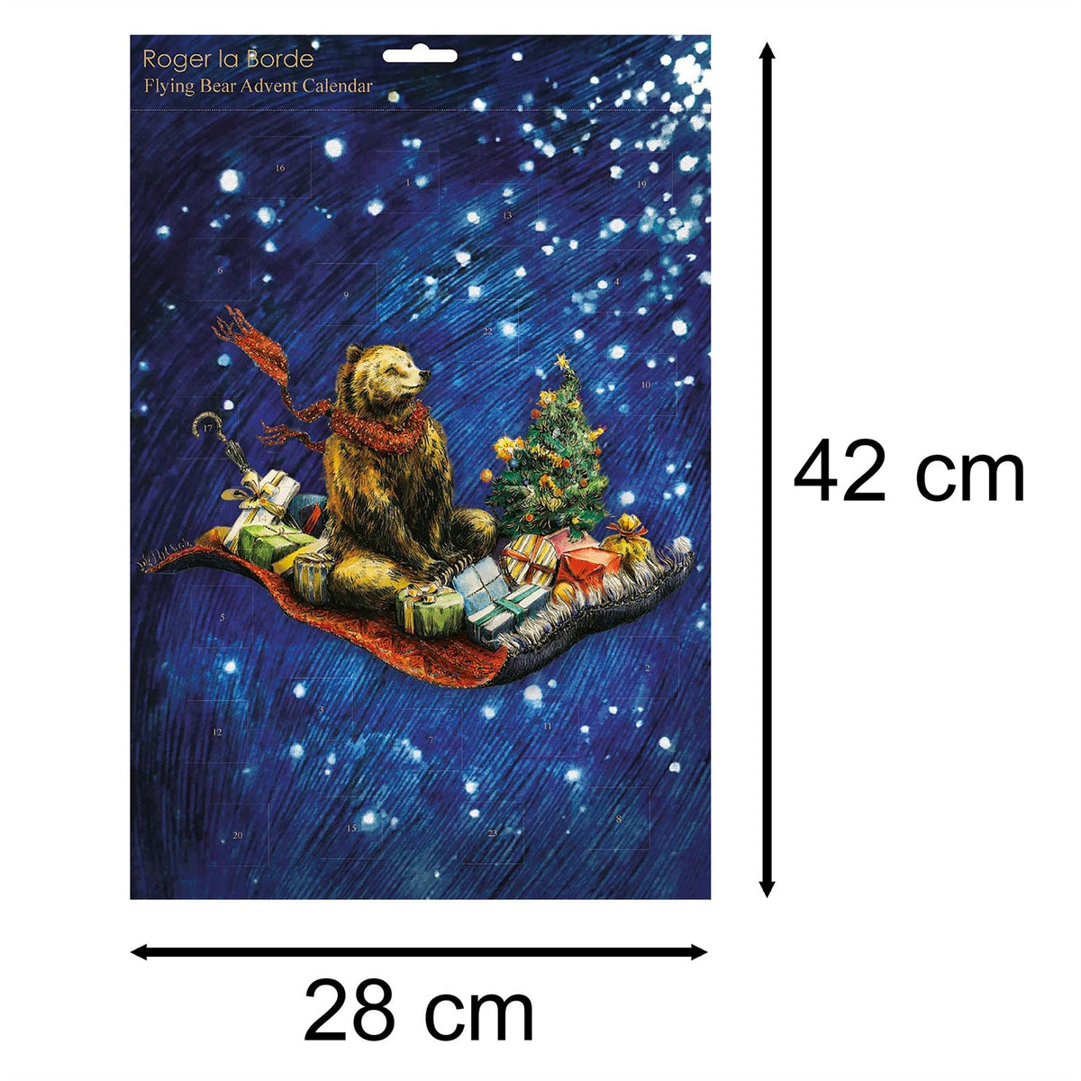 Flying Bear Christmas Advent Calendar | Traditional Picture Advent Calendar Advent Calendar - Tophatter Daily Deals