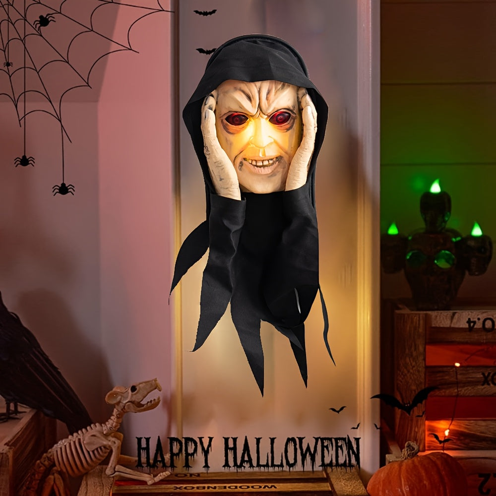 Witch Hanging Decoration Glowing Eyes Halloween - Tophatter Daily Deals