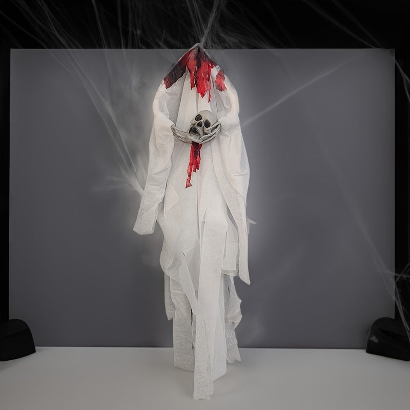 Horror Hanging Ghost Pendant Head in Hands Halloween - Tophatter Daily Deals