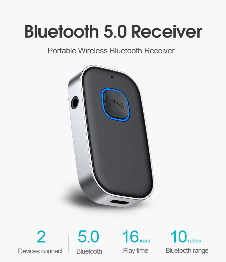 16h 2 In 1 Bluetooth Sound Receiver Car J22 0 - Tophatter Daily Deals