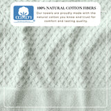 Cotton Diamond Waffle Weave Bath Towel Set - Grayson Collection Bath - Tophatter Daily Deals