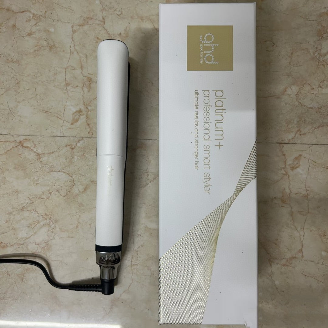 Black And White Platinum Dry Roll Straight Three-in-one Wired Hair Straightener White 0 - Tophatter Daily Deals