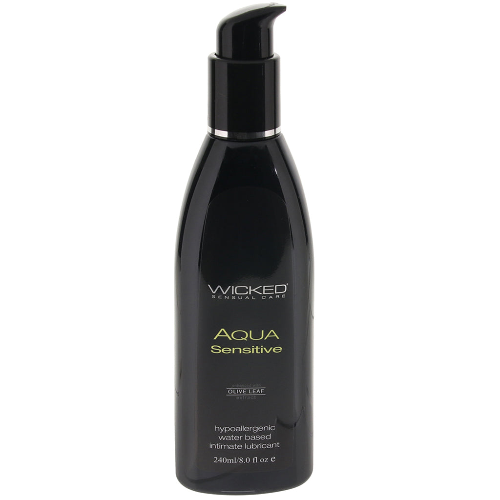 Aqua Sensitive Hypoallergenic Lube 8oz/240ml - Tophatter's Adult Products Lubes and Lotions > Water Based Sex Lubes - Tophatter Daily Deals