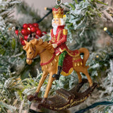 Nutcracker Christmas Bauble | Nutcracker Soldier Hanging Tree Ornament - 9.5cm Baubles - Tophatter Daily Deals