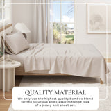 Viscose from Bamboo & Cotton Blend Jersey Knit Sheets Bedding - Tophatter Daily Deals