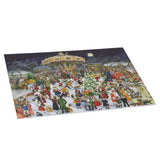 Christmas Market Advent Calendar | Traditional Advent Calendar - 42x29.5cm Advent Calendar - Tophatter Daily Deals