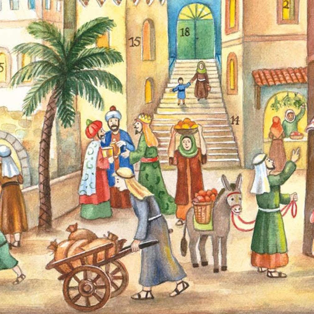 City Of Bethlehem Christmas Advent Calendar | Religious Advent Calendar Advent Calendar - Tophatter Daily Deals