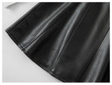 Autumn Winter New Style Children Foreign Style Korean Leather Skirt 0 - Tophatter Daily Deals