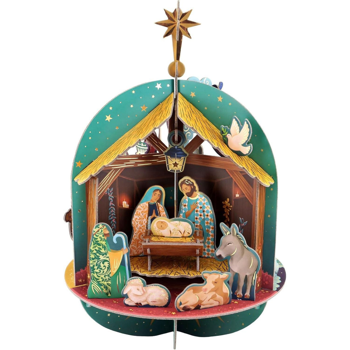 Pop & Build - Nativity Countdown | 3D Pop-up Christmas Advent Calendar Advent Calendar - Tophatter Daily Deals