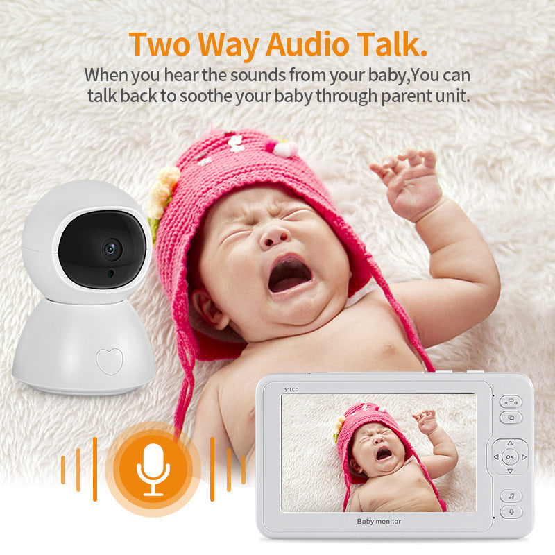 5-inch Baby Monitor Surveillance Camera 0 - Tophatter Daily Deals