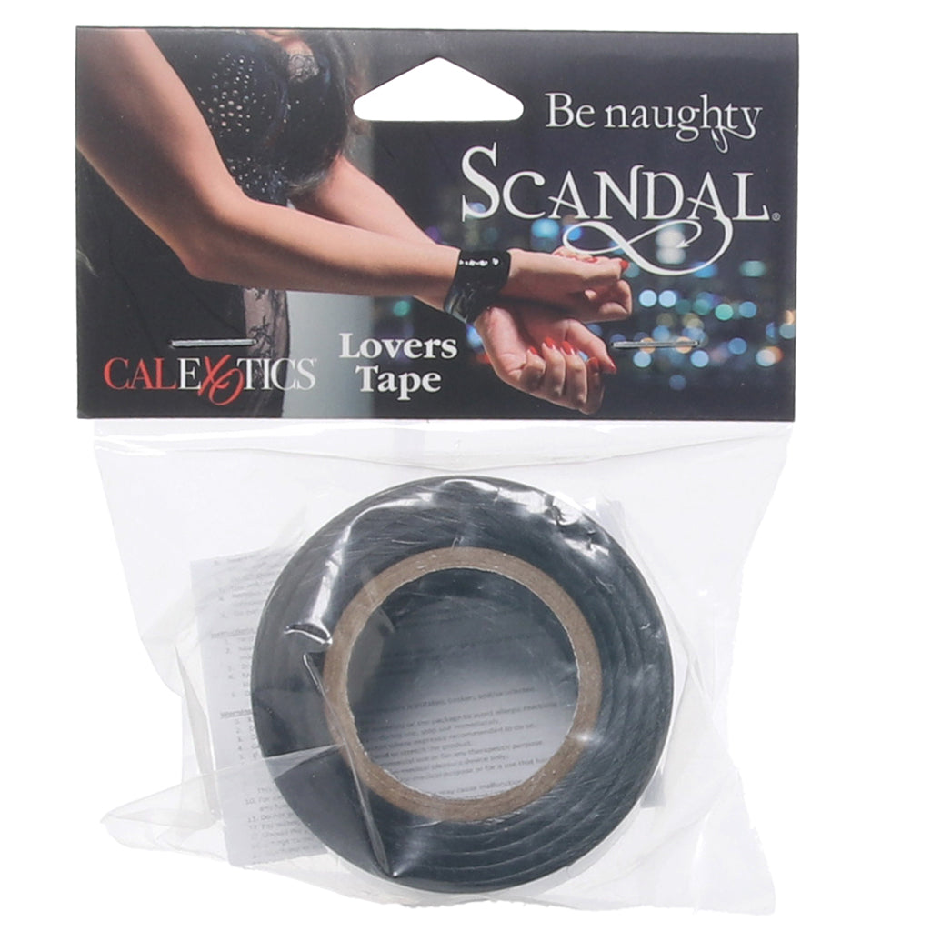 Scandal Lovers Tape in Black Bondage and Fetish > Restraints - Tophatter Daily Deals