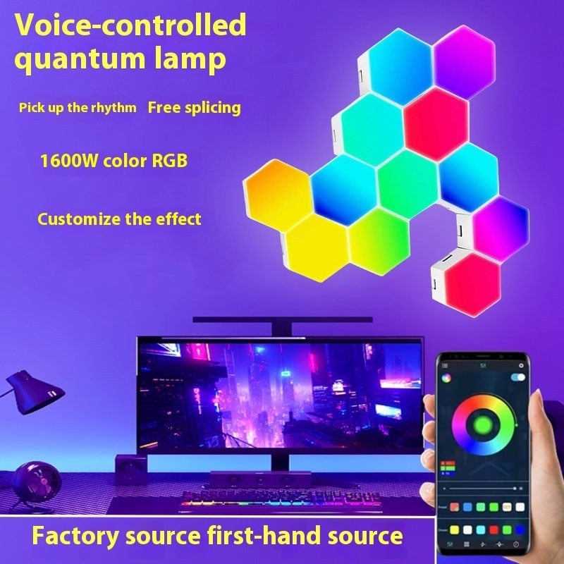 Background Wall Quantum Esports Atmosphere Light Strange Light Board 0 - Tophatter Daily Deals