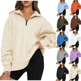 Lightweight Women Zip Sweatshirt - Oversized Pullover Casual 3D Changing Face Moving Picture Frame - Tophatter Daily Deals